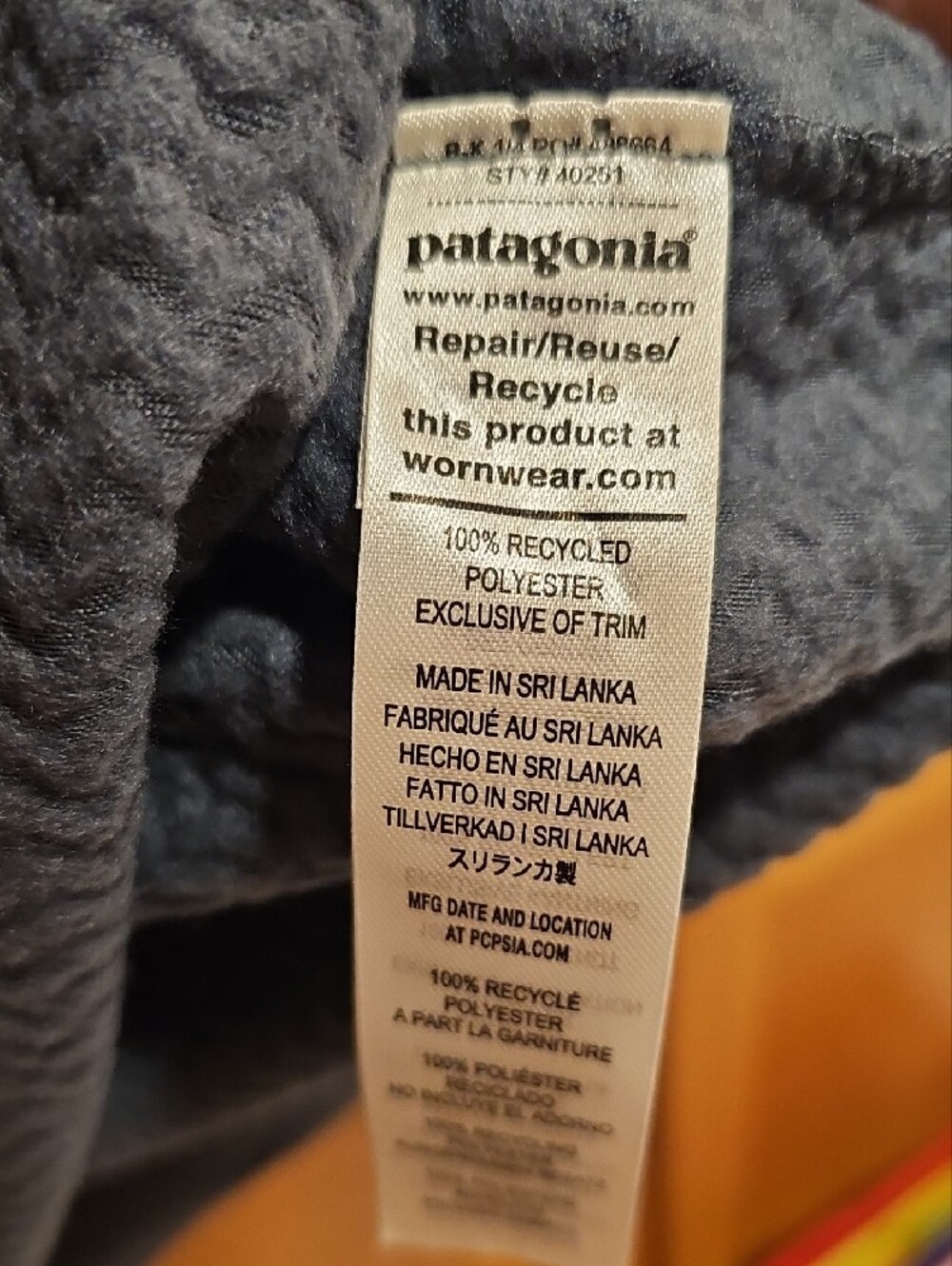 Patagonia Gray Textured Half-Zip Pullover Sweater - Picture 10 of 12